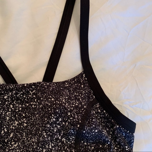 Lululemon Rise and Run Bra Mini Splatter Black - Picture 7 of 16